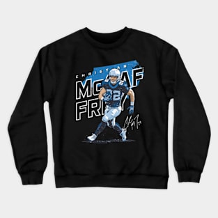 Christian Mccaffrey Carolina Player Map Crewneck Sweatshirt